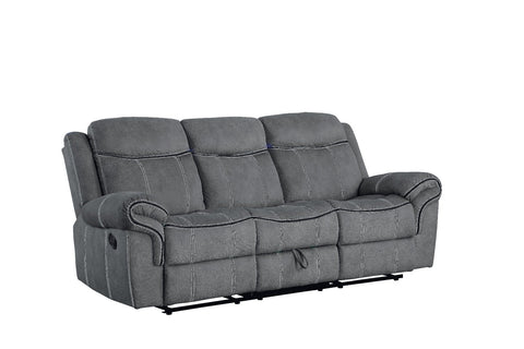 ACME Zubaida Two Tone Gray Velvet Zubaida Sofa Model 55025