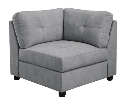 Coaster Claude Tufted Cushion Back Armless Chair Dove Model 551004