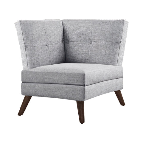 Coaster Churchill Button Tufted Corner Sofa Grey Model 551301