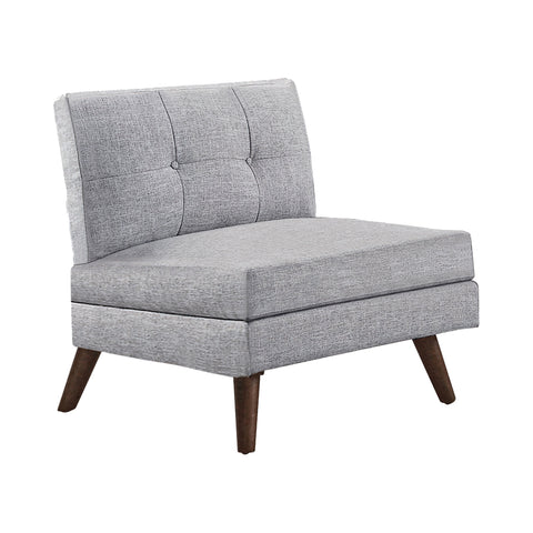 Coaster Churchill Button Tufted Corner Sofa Grey Model 551301