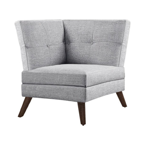 Coaster Churchill Button Tufted Corner Sofa Grey Model 551301