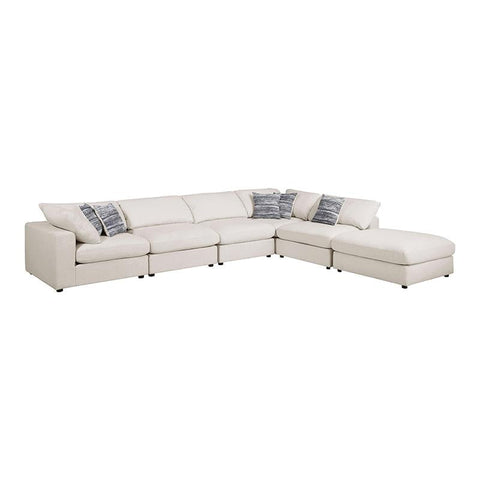 Coaster Serene 6-piece Upholstered Modular Sectional Beige Model 551321-SET