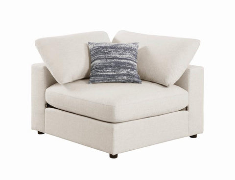 Coaster Serene Upholstered Corner Beige Model 551322