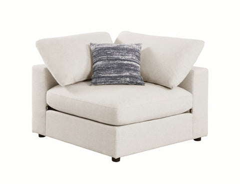 Coaster Serene Upholstered Corner Beige Model 551322
