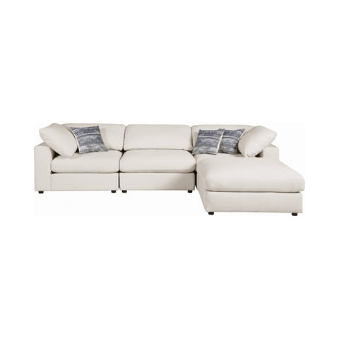 Coaster Serene Upholstered Corner Beige Model 551322