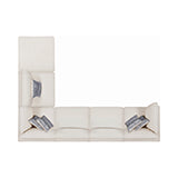 Coaster Serene Upholstered Rectangular Ottoman Beige Model 551323