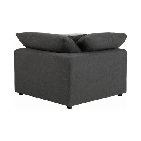 Coaster Serene Upholstered Corner Charcoal Model 551325