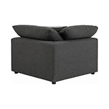 Coaster Serene Upholstered Corner Charcoal Model 551325