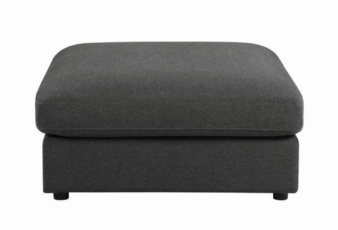 Coaster Serene Upholstered Rectangular Ottoman Charcoal Model 551326