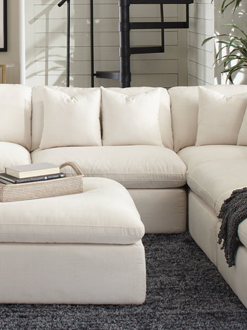 Coaster Hobson Cushion Back Armless Chair Off-White Model 551451