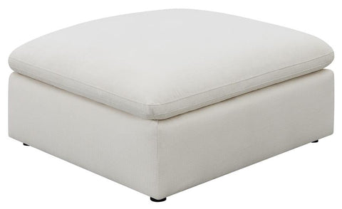 Coaster Hobson Cushion Seat Ottoman Off-White Model 551453