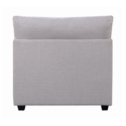 Coaster Cambria Upholstered Armless Chair Grey Model 551511