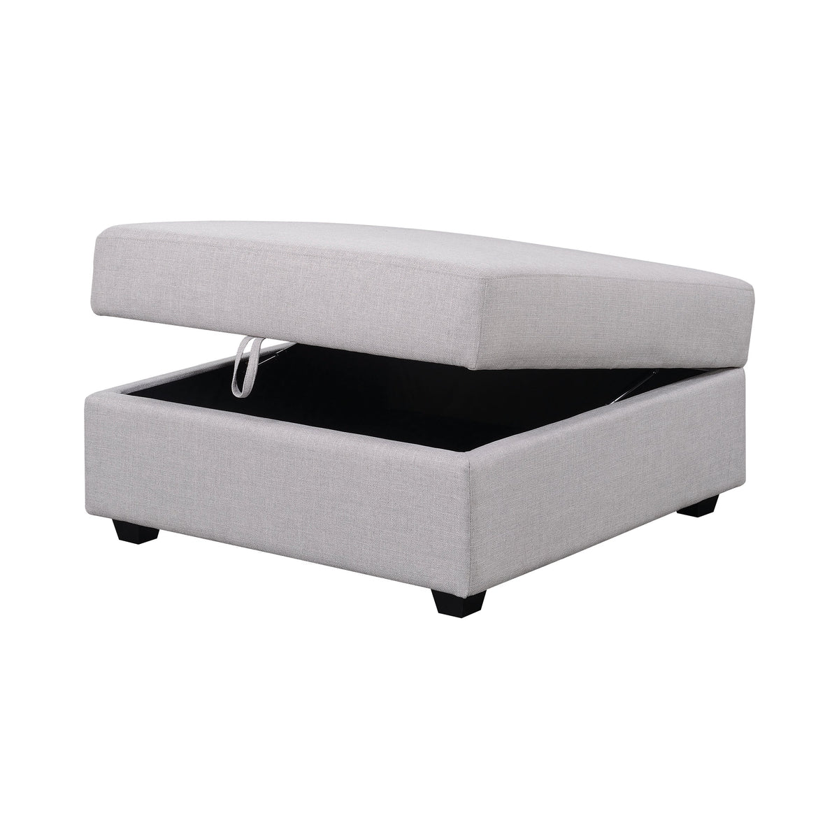 Coaster Cambria Square Storage Ottoman Grey Model 551513