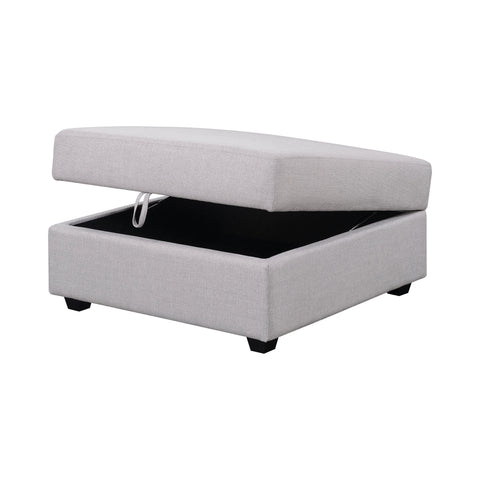Coaster Cambria Square Storage Ottoman Grey Model 551513