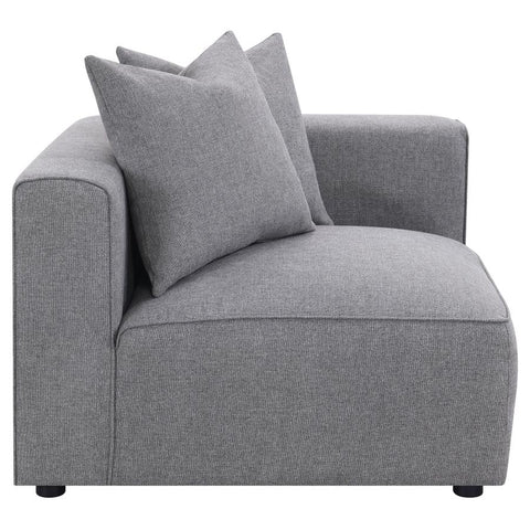 Coaster Jennifer Tight Seat Corner Chair Grey Model 551595