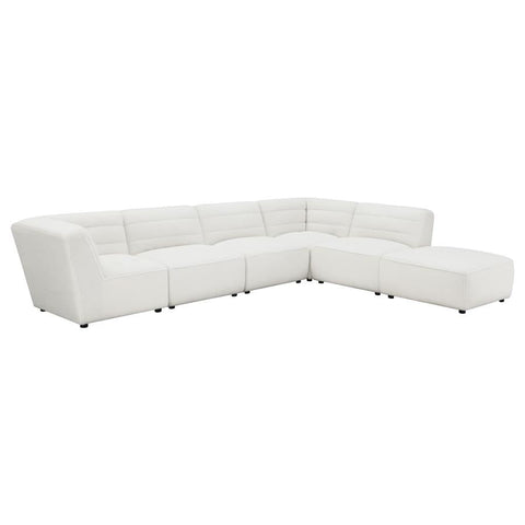 Coaster Sunny 6-piece Upholstered Sectional Natural Model 551621-SET