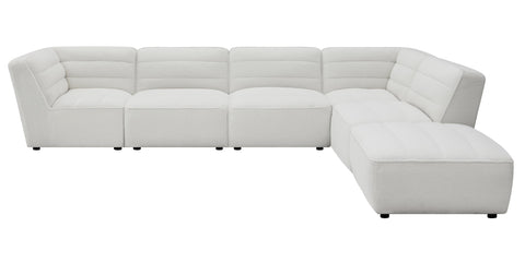 Coaster Sunny 6-piece Upholstered Sectional Natural Model 551621-SET