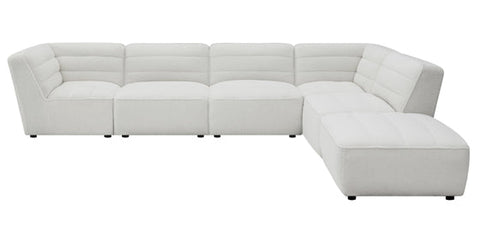 Coaster Sunny 6-piece Upholstered Sectional Natural Model 551621-SET