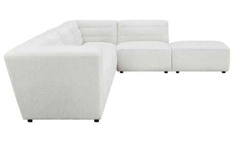 Coaster Sunny Upholstered  Armless Chair Natural Model 551621
