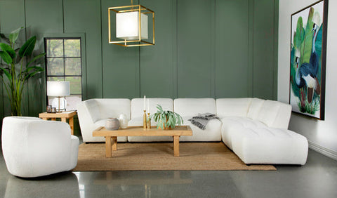 Coaster Sunny Upholstered Corner Natural Model 551622