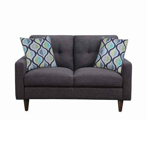 Coaster Watsonville Tufted Back Loveseat Grey Model 552002