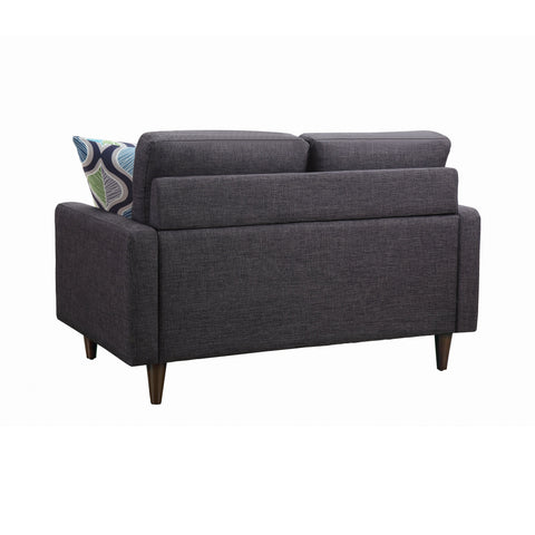 Coaster Watsonville Tufted Back Loveseat Grey Model 552002