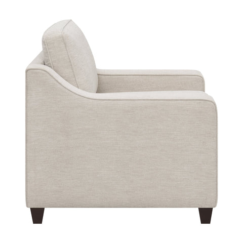 Coaster Christine Upholstered Cushion Back Chair Beige Model 552063