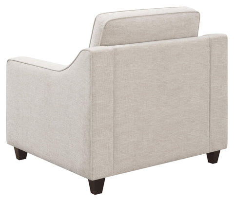 Coaster Christine Upholstered Cushion Back Chair Beige Model 552063