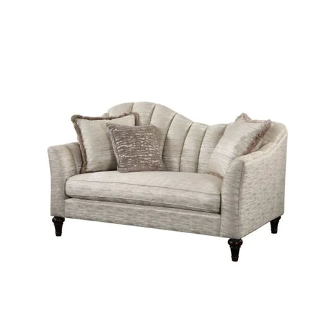 Athalia Shimmering Pearl Loveseat Model 55306 By ACME Furniture