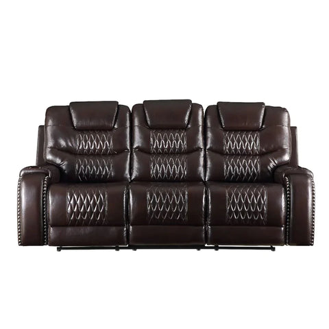 Braylon Brown PU Sofa Model 55415 By ACME Furniture