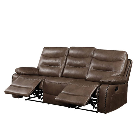 ACME Aashi Brown Leather-Gel Match Aashi Sofa Model 55420