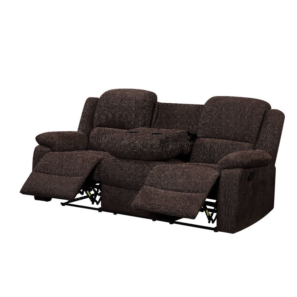 Madden Brown Chenille Sofa Model 55445 By ACME Furniture