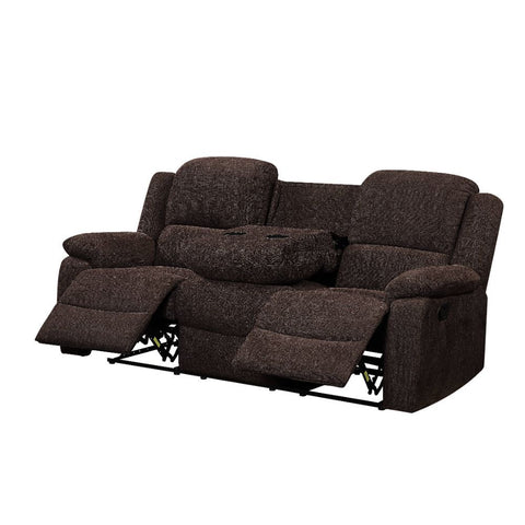 Madden Brown Chenille Sofa Model 55445 By ACME Furniture