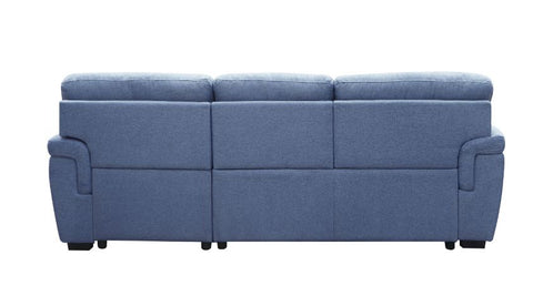 ACME Haruko Blue Fabric Haruko Sectional Sofa Model 55540