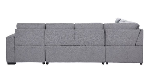 ACME Nardo Gray Fabric Nardo Sectional Sofa Model 55545