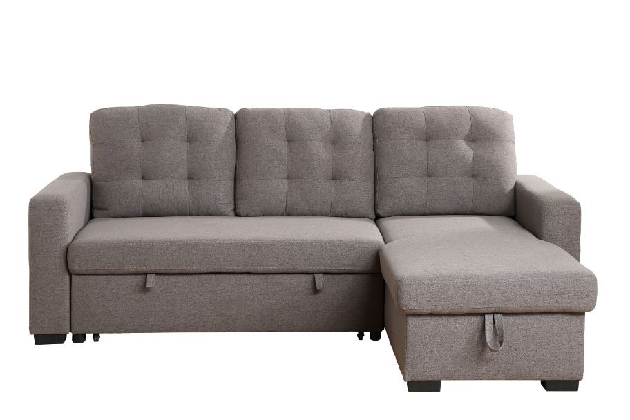 Chambord Gray Fabric Sectional Sofa Model 55555 By ACME Furniture
