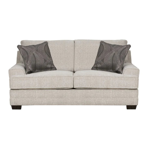 Avedia Beige/Gray Chenille Loveseat Model 55806 By ACME Furniture