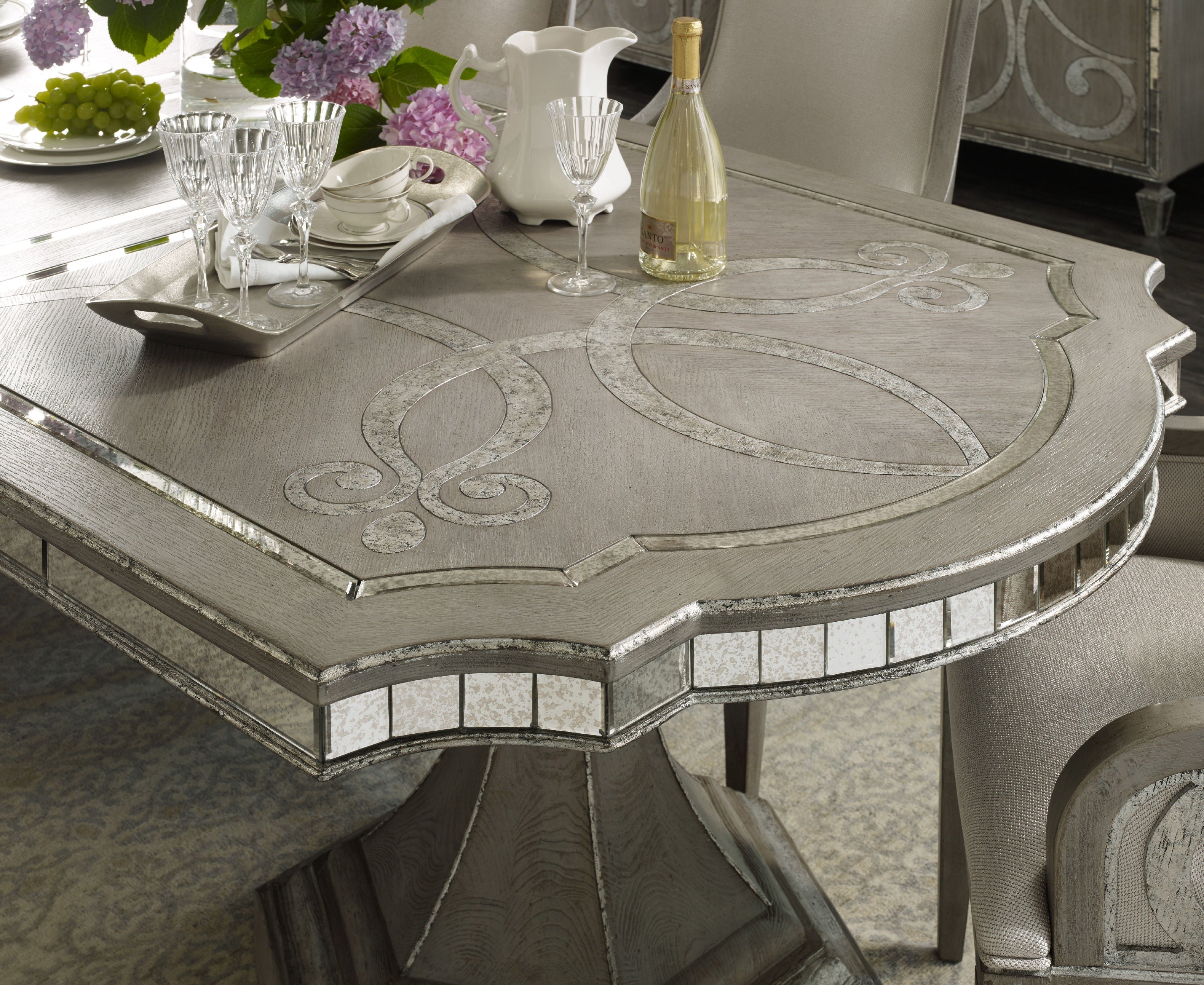 Hooker Furniture Casual Dining Sanctuary Rectangle Dining Table w/2-20in leaves