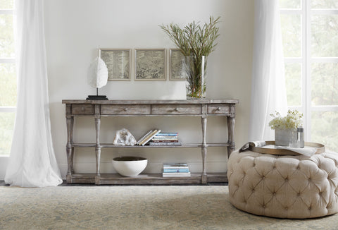 Hooker Furniture Living Room Sanctuary Four-Drawer Console