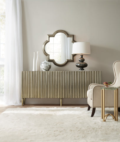 Hooker Furniture Living Room German Silver Console