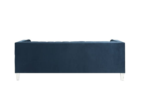 ACME Ansario Blue Velvet Ansario Sofa Model 56455