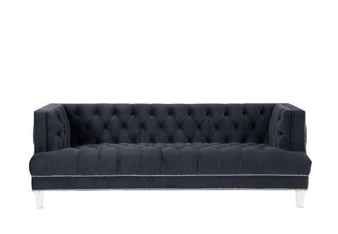 ACME Ansario Charcoal Velvet Ansario Sofa Model 56460