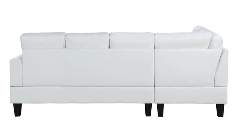 Jeimmur White PU Sectional Sofa Model 56470 By ACME Furniture