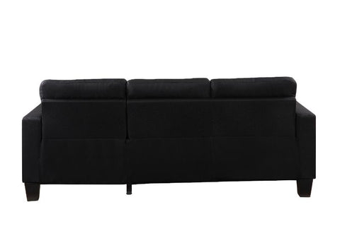 ACME Earsom Black Linen Earsom Sofa Model 56660