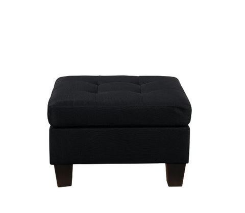 ACME Earsom Black Linen Earsom Sofa Model 56660