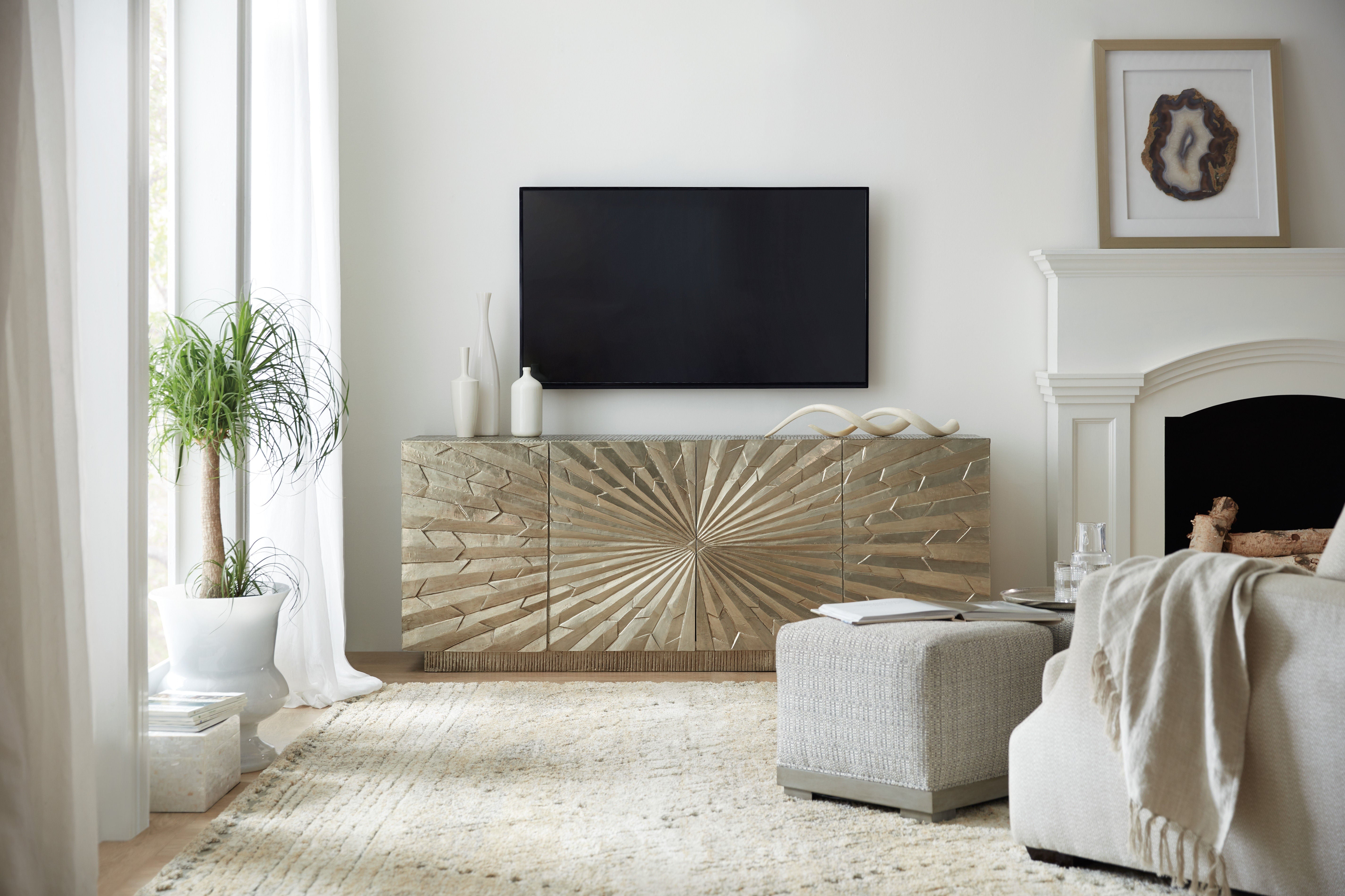 Hooker Furniture Home Entertainment Big Bang 78in Entertainment Console