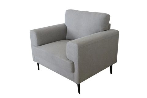 Kyrene Light Gray Linen Chair Model 56927 By ACME Furniture