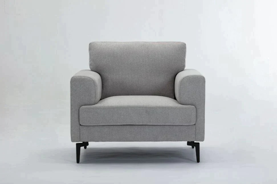 Kyrene Light Gray Linen Chair Model 56927 By ACME Furniture