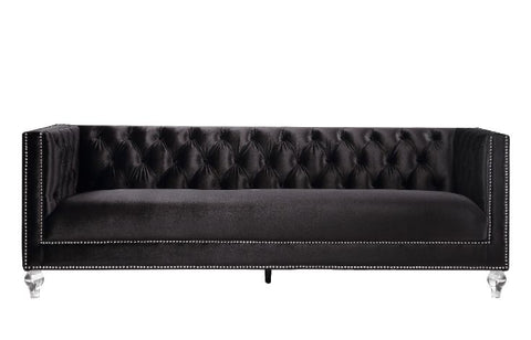 ACME Heibero Black Velvet Heibero Sofa Model 56995