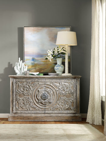 Hooker Furniture Living Room Melange Two-Door Accent Console